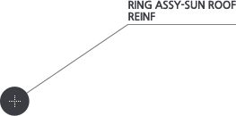 RING ASSY SUN ROOF REINF