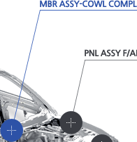 MBR ASSY-COWL COMPL