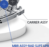 MBR ASSY-RAD SUPT UPR